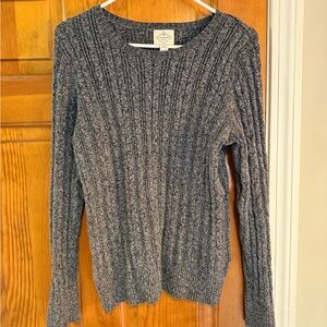 St. John's Bay Charcoal Ribbed Sweater